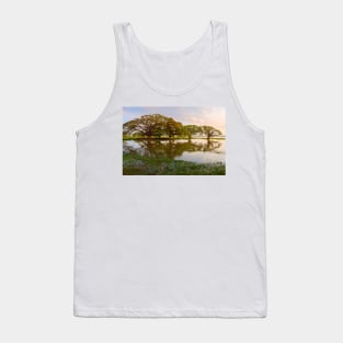 Shady tropical trees by the lake, Sri Lanka Tank Top